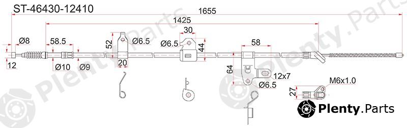  SAT part ST-46430-12410 (ST4643012410) Replacement part
