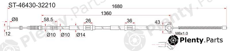  SAT part ST4643032210 Replacement part