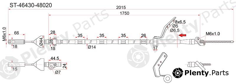  SAT part ST4643048020 Replacement part