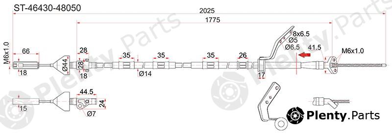  SAT part ST4643048050 Replacement part