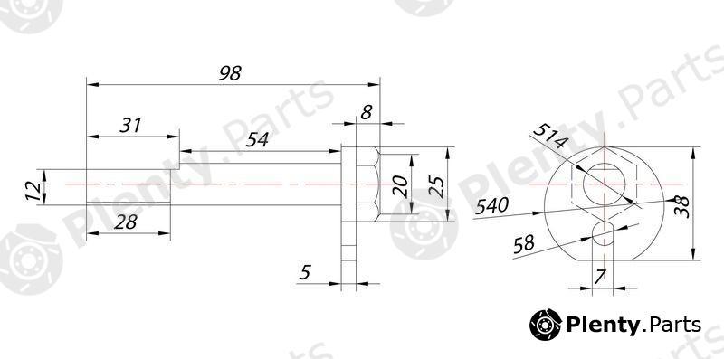  SAT part ST4819022040 Replacement part