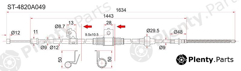  SAT part ST4820A049 Replacement part