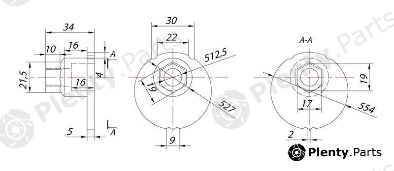  SAT part ST4845235020 Replacement part