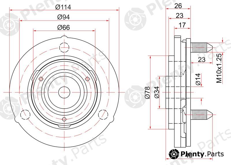  SAT part ST4860935030 Replacement part