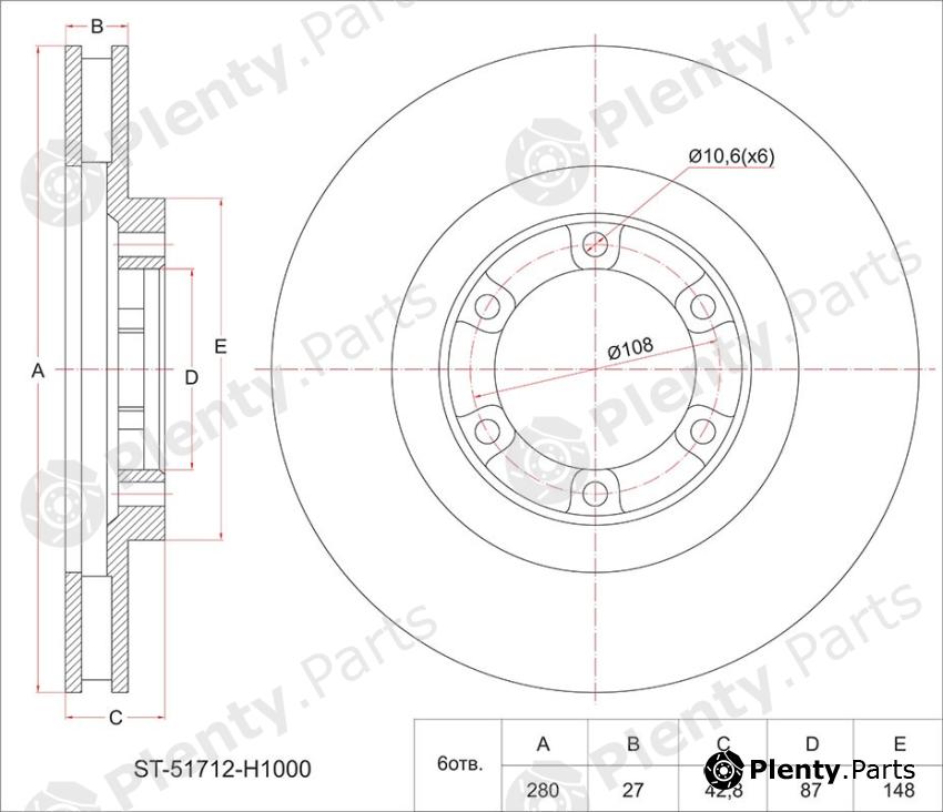  SAT part ST51712H1000 Replacement part