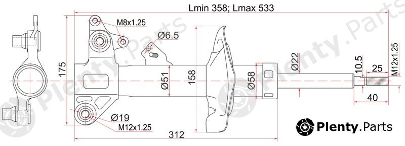  SAT part ST54303AW025 Replacement part