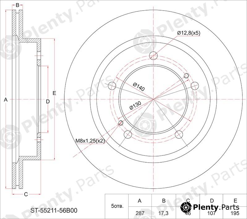  SAT part ST5521156B00 Replacement part
