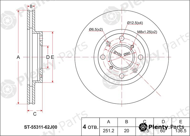  SAT part ST5531162J00 Replacement part