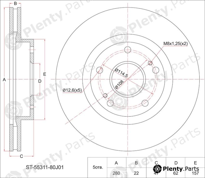  SAT part ST5531180J01 Replacement part