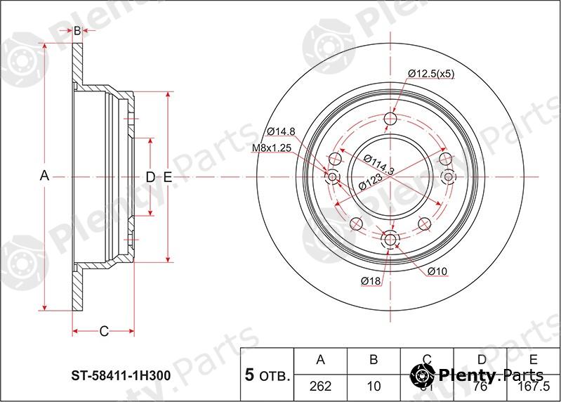  SAT part ST584111H300 Replacement part
