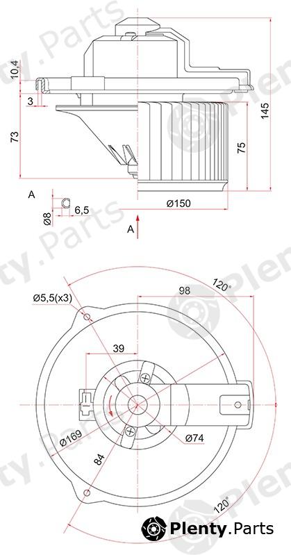  SAT part ST-87103-12050 (ST8710312050) Replacement part