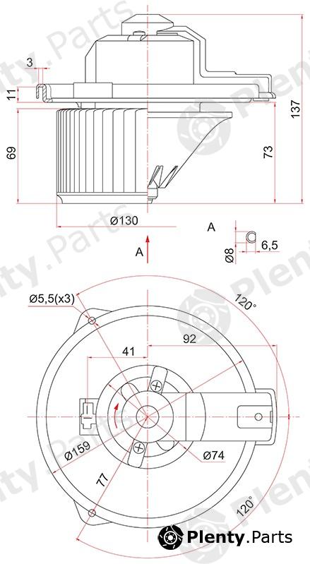  SAT part ST-87103-33041 (ST8710333041) Replacement part