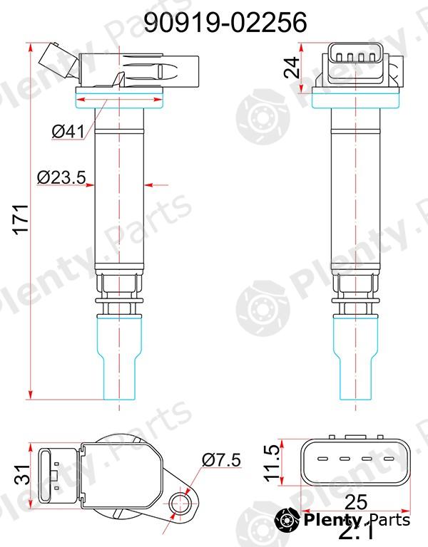  SAT part ST-90919-02256 (ST9091902256) Replacement part