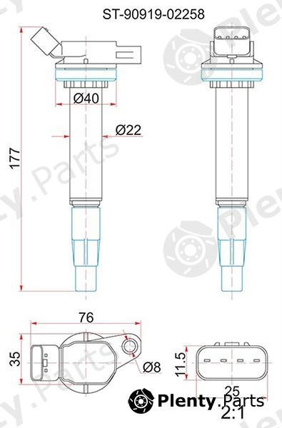  SAT part ST-90919-02258 (ST9091902258) Replacement part