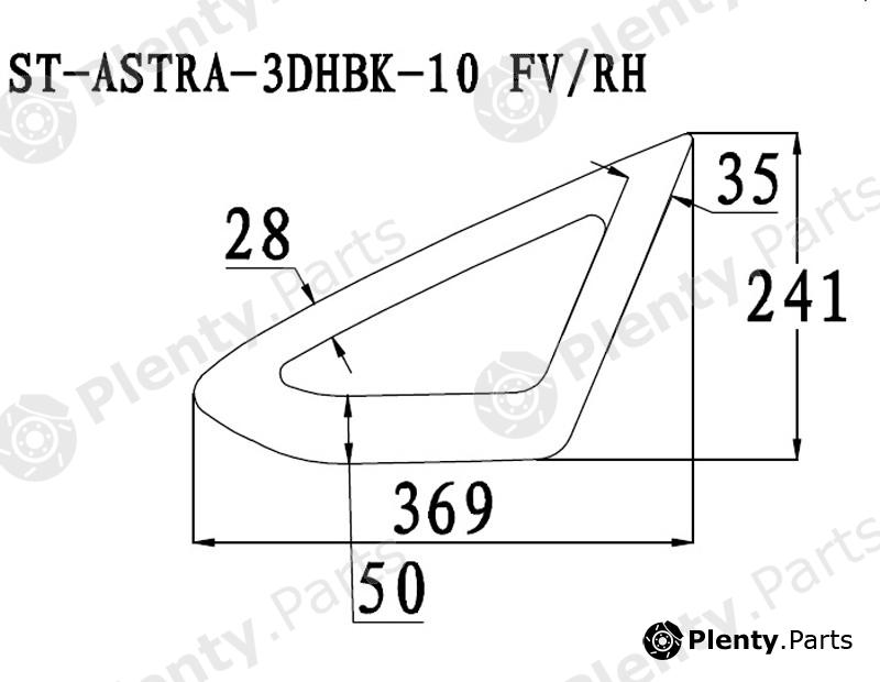  SAT part STASTRA3DHBK10FVRH Replacement part