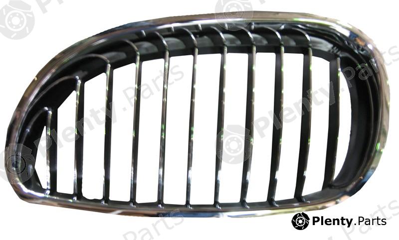  SAT part ST-BM54-093-A2 (STBM54093A2) Grille BMW 5 Series E60 LH Black with Chrome