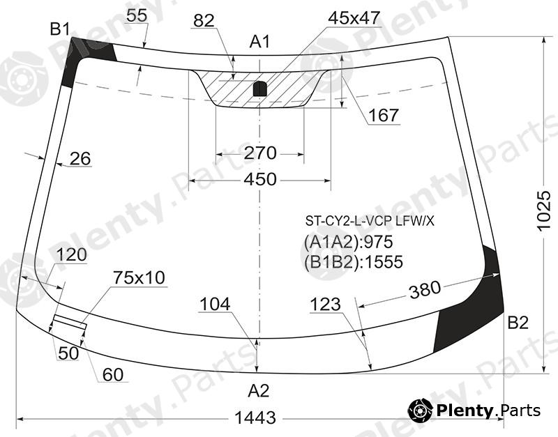  SAT part STCY2LVCPLFW/X (STCY2LVCPLFWX) Replacement part