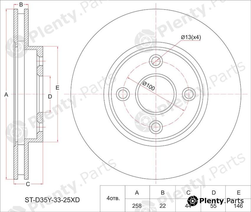  SAT part STD35Y3325XD Replacement part