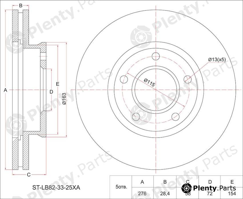  SAT part STLB823325XA Replacement part