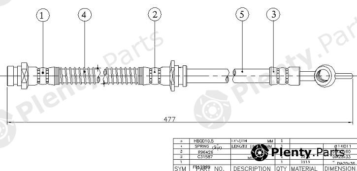  SAT part STMR129882 Replacement part