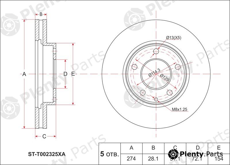 SAT part STT0023325XA Replacement part