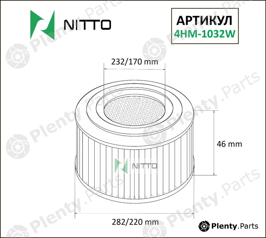  NITTO part 4HM-1032W (4HM1032W) Replacement part