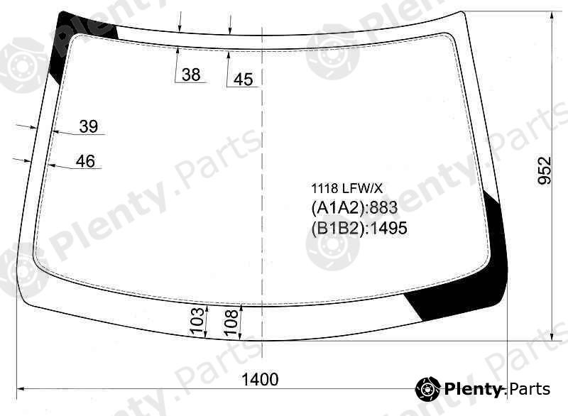  XYG part 1118LFW/X (1118LFWX) Replacement part