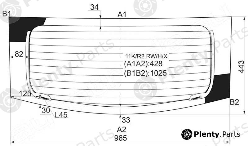  XYG part 11K/R2RW/H/X (11KR2RWHX) Replacement part