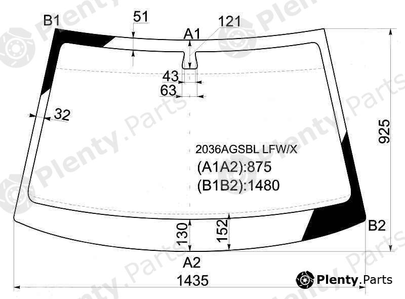  XYG part 2036AGSBLLFW/X (2036AGSBLLFWX) Replacement part