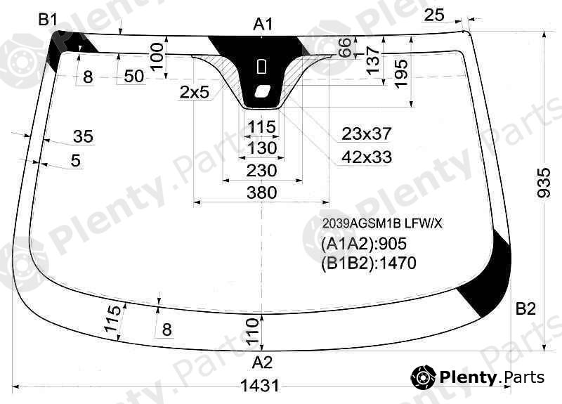  XYG part 2039AGSM1BLFW/X (2039AGSM1BLFWX) Replacement part