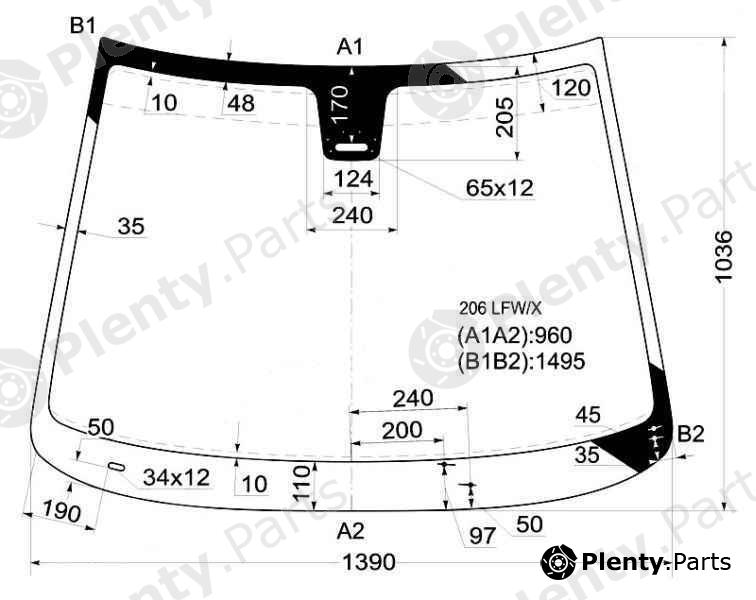  XYG part 206LFW/X (206LFWX) Replacement part