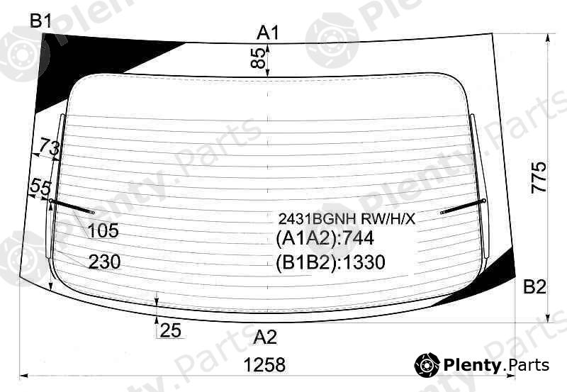  XYG part 2431BGNHRW/H/X (2431BGNHRWHX) Replacement part