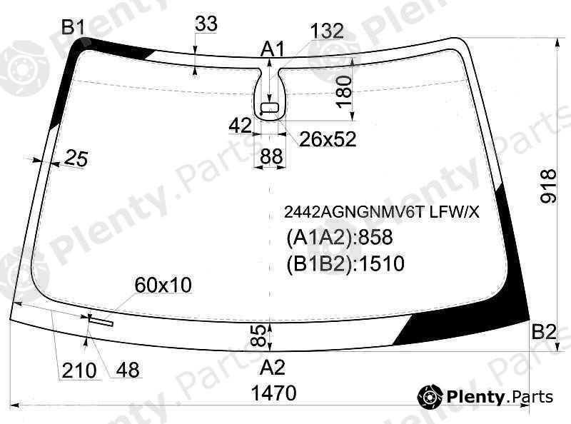  XYG part 2442AGNGNMV6TLFW/X (2442AGNGNMV6TLFWX) Replacement part