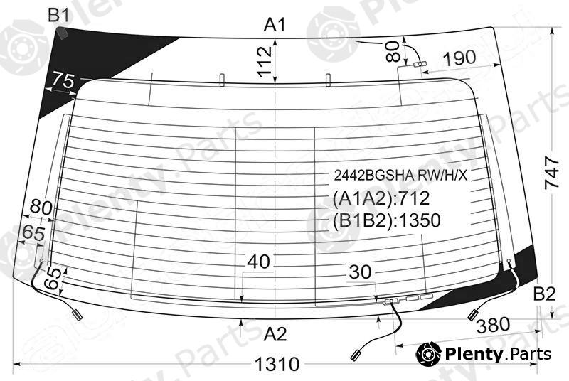  XYG part 2442BGSHARW/H/X (2442BGSHARWHX) Replacement part