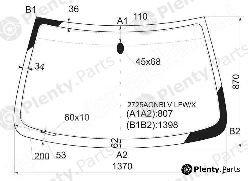  XYG part 2725AGNBLVLFW/X (2725AGNBLVLFWX) Replacement part