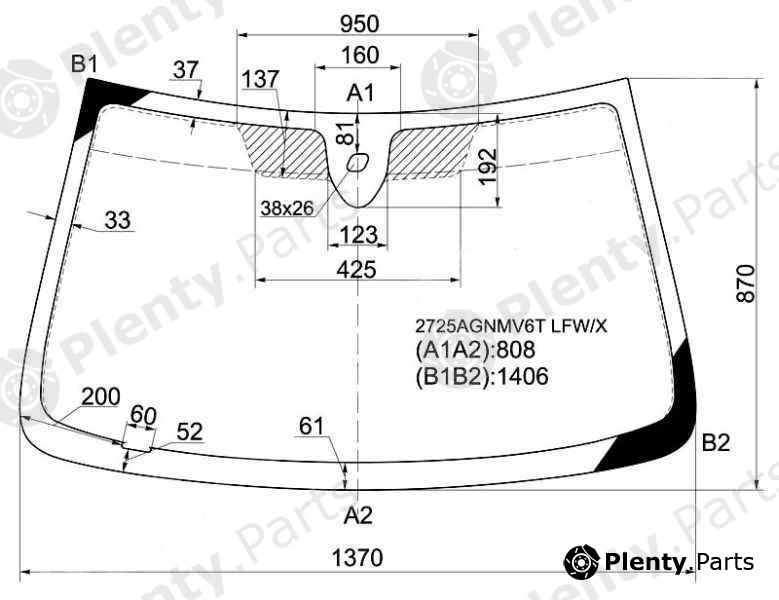  XYG part 2725AGNMV6TLFW/X (2725AGNMV6TLFWX) Replacement part
