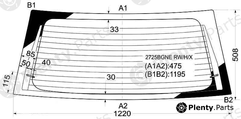  XYG part 2725BGNERW/H/X (2725BGNERWHX) Replacement part