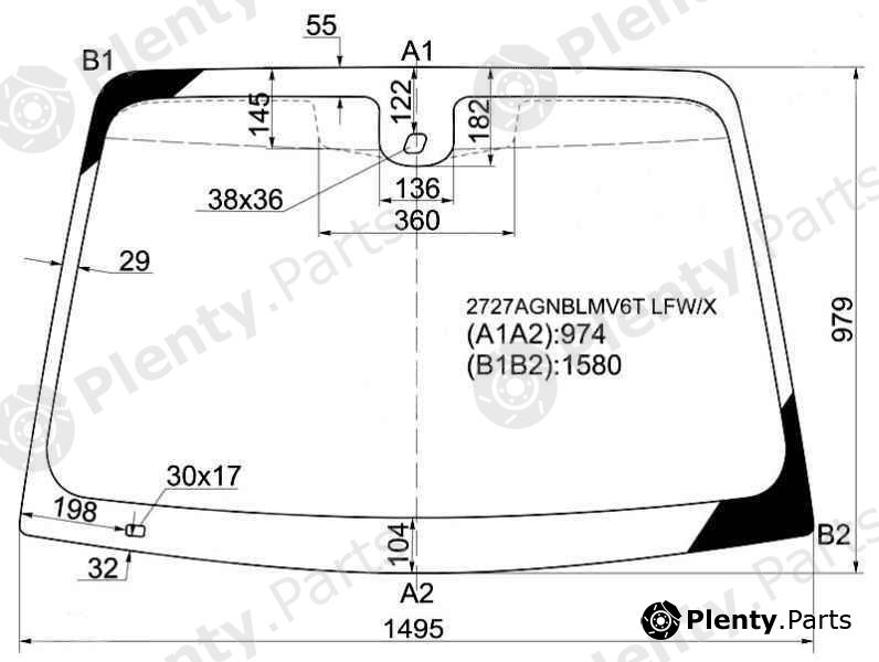  XYG part 2727AGNBLMV6TLFW/X (2727AGNBLMV6TLFWX) Replacement part