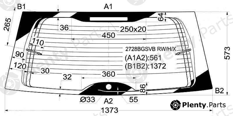  XYG part 2728BGSVBRW/H/X (2728BGSVBRWHX) Replacement part