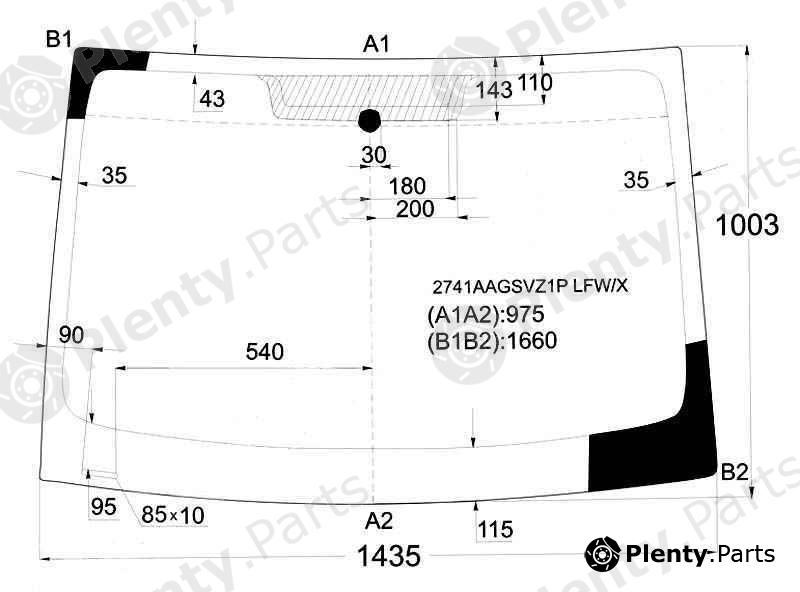  XYG part 2741AGSVZ1PLFW/X (2741AGSVZ1PLFWX) Replacement part