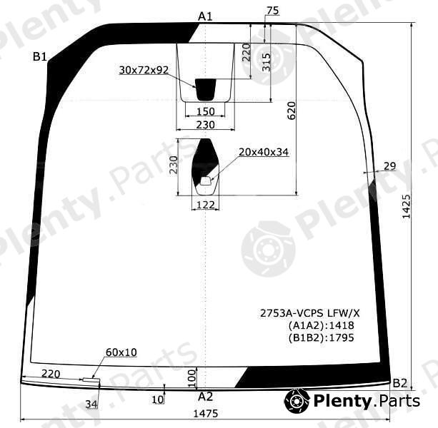  XYG part 2753A-VCPSLFW/X (2753AVCPSLFWX) Replacement part