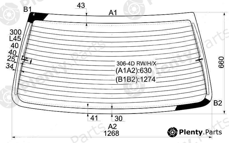  XYG part 306-4DRW/H/X (3064DRWHX) Replacement part