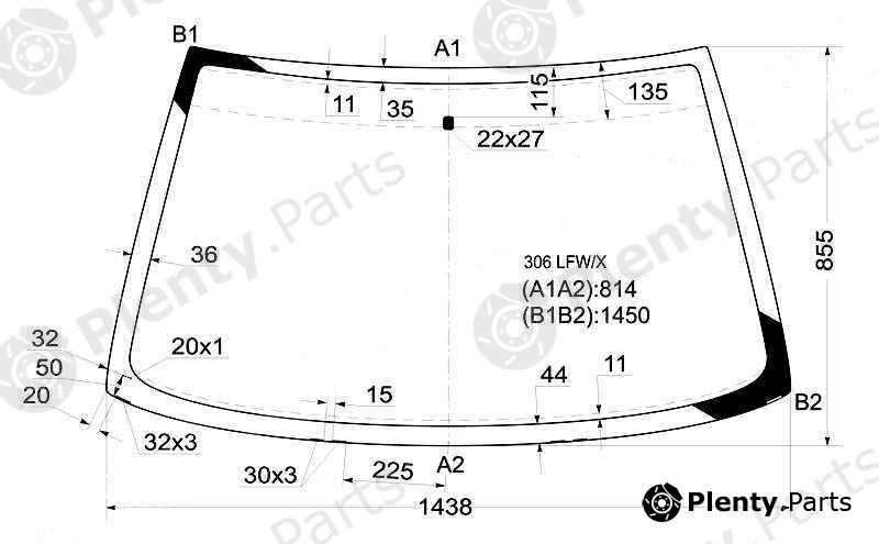  XYG part 306LFW/X (306LFWX) Replacement part