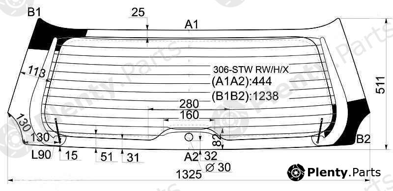  XYG part 306-STWRW/H/X (306STWRWHX) Replacement part