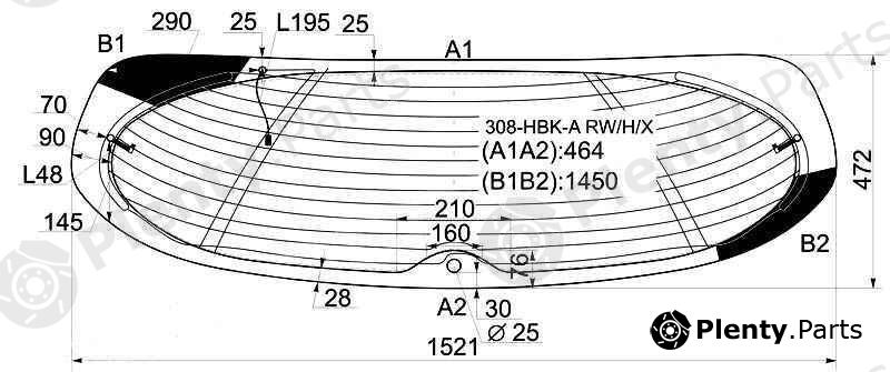  XYG part 308-HBK-ARW/H/X (308HBKARWHX) Replacement part