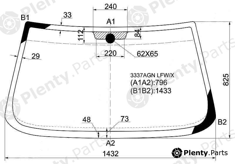  XYG part 3337AGNLFW/X (3337AGNLFWX) Replacement part