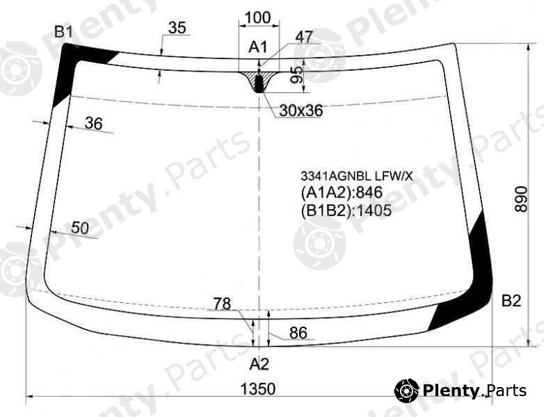  XYG part 3341AGNBLLFW/X (3341AGNBLLFWX) Replacement part