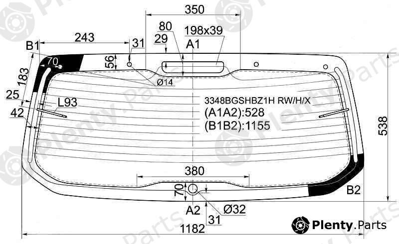  XYG part 3348BGSHBZ1HRW/H/X (3348BGSHBZ1HRWHX) Replacement part