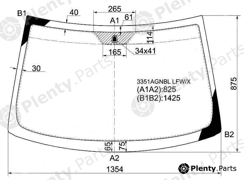  XYG part 3351AGNBLLFW/X (3351AGNBLLFWX) Replacement part