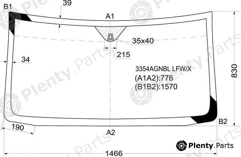  XYG part 3354AGNBLLFW/X (3354AGNBLLFWX) Replacement part